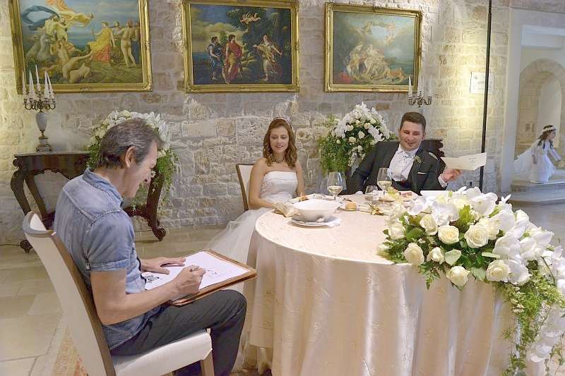 Caricaturista matrimoniale Caricaturista in Puglia
